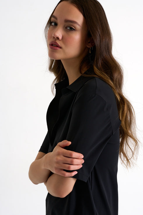 Shan Lycra Short sleeve lycra polo dress